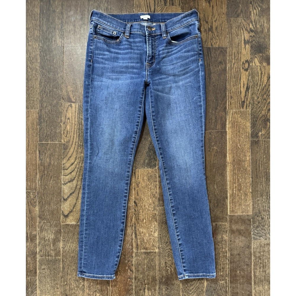 J Crew Jeans‎ Women's Size 27 (W29xL26.5) Stretch Blue Ankle Low Rise